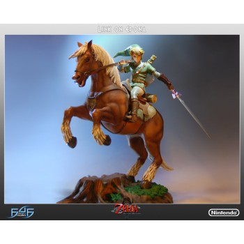 The Legend of Zelda Twilight Princess Link on Epona Statue